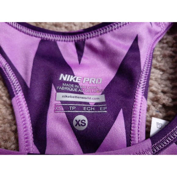 Nike pro womens sports Bra size xs - Picture 3 of 3